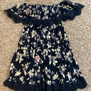 Alya floral off the shoulder dress
